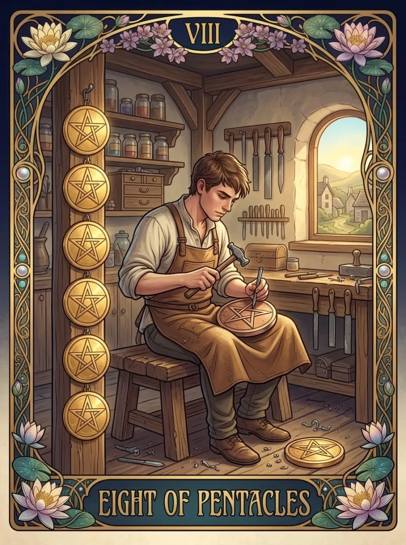 Eight of Pentacles