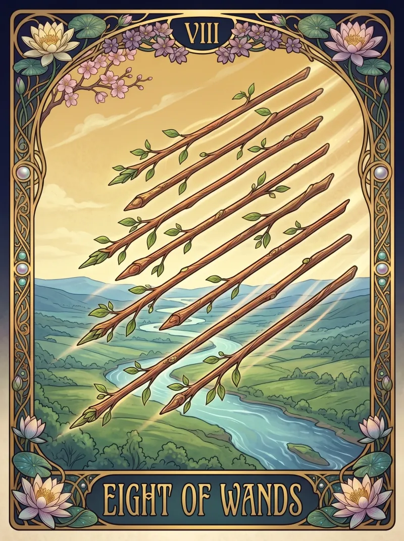 Eight of Wands
