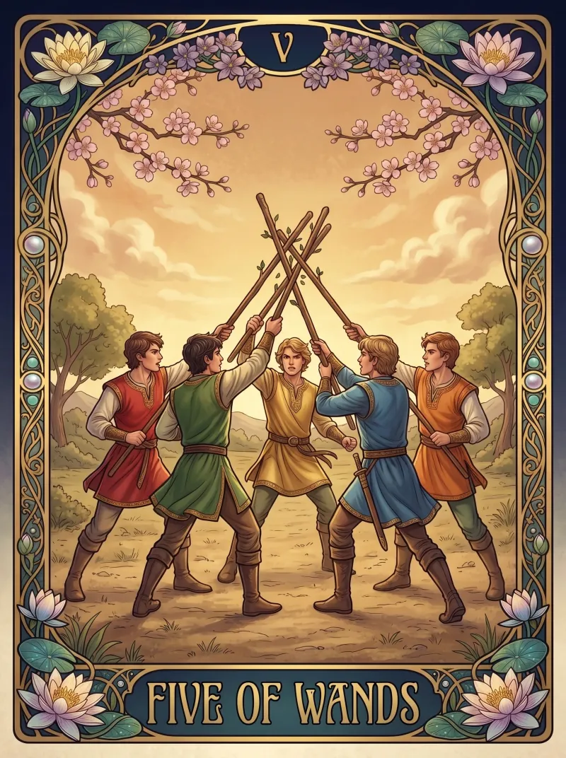 Five of Wands