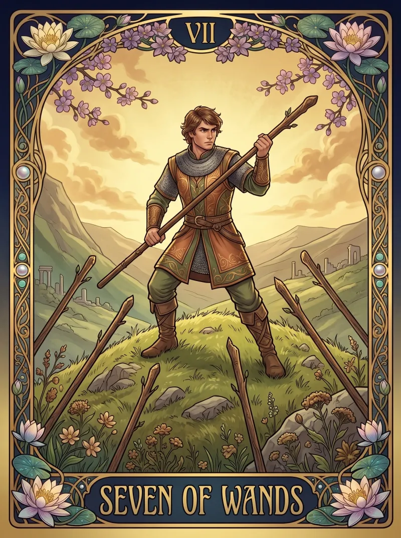 Seven of Wands