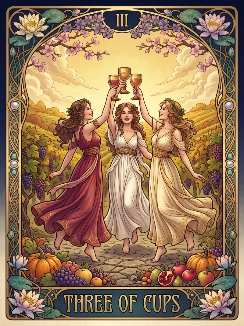 Three of Cups