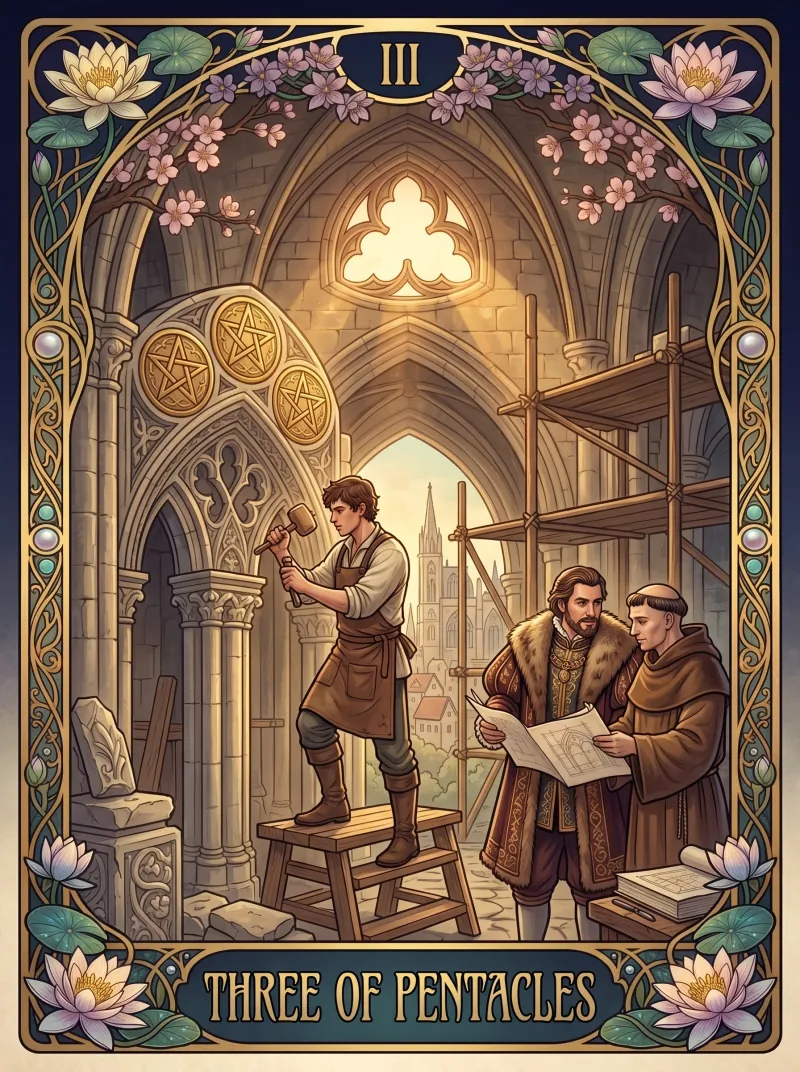 Three of Pentacles