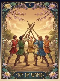 Five of Wands